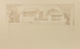 Item #121874 Plate LXIII from 'Ausgeführte Bauten und Entwürfe von Frank Lloyd Wright'. Frank...