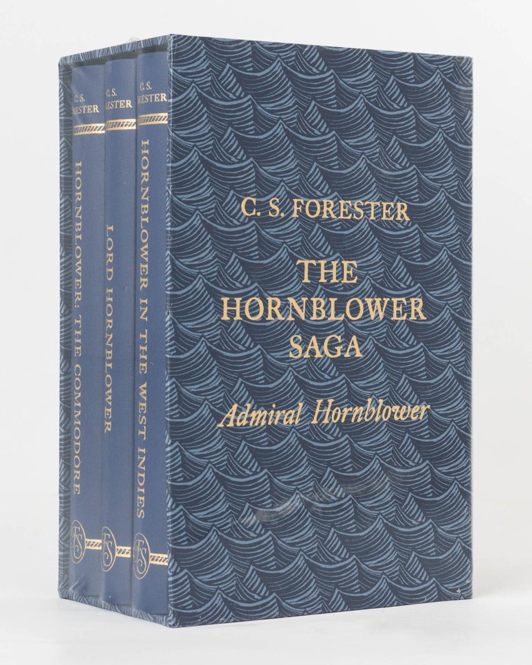 Item #121914 The Hornblower Saga. Admiral Hornblower [the collective title of the third and final Folio Society boxed set, comprising 'Hornblower, the Commodore', 'Lord Hornblower', and 'Hornblower in the West Indies']. C. S. FORESTER.