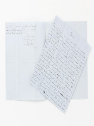 An autograph letter (Adelaide, 12 May 1851) signed by Henry Ayers in his capacity as secretary of the South Australian Mining Association