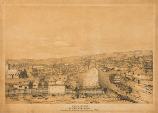 Item #122039 'Adelaide, South Australia, from West end of Hindley Street - November 1849'. John...