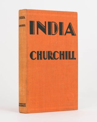 Item #122049 India. Speeches and an Introduction. Winston S. CHURCHILL