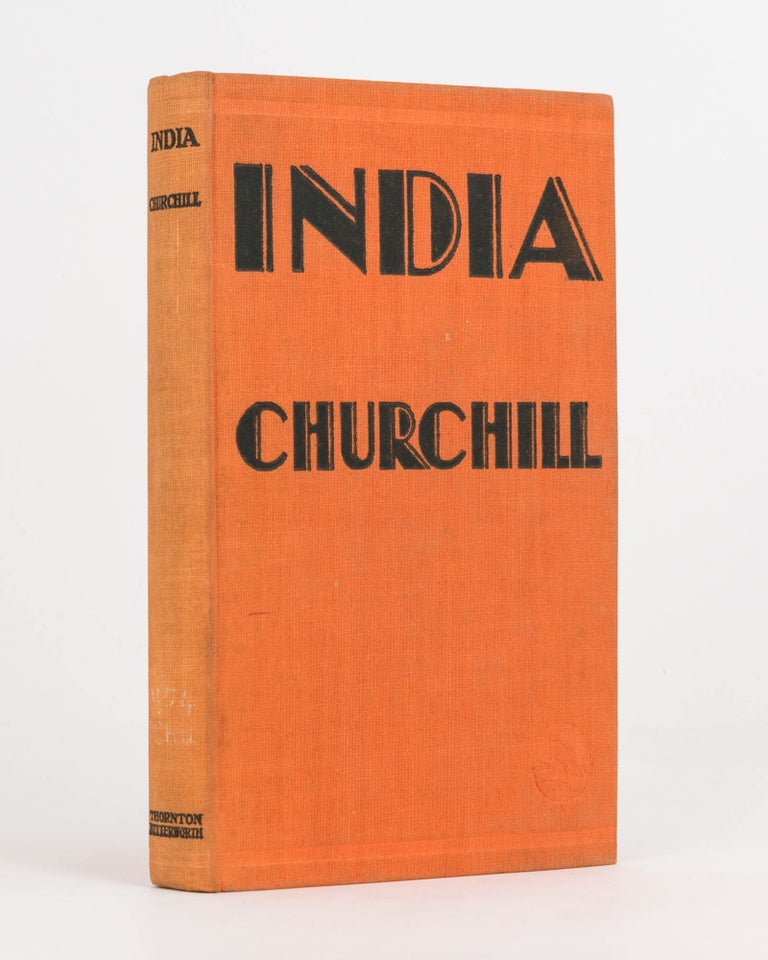 Item #122049 India. Speeches and an Introduction. Winston S. CHURCHILL.