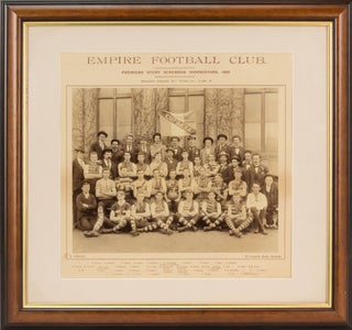 Item #122124 A vintage photograph of the 'Empire Football Club. Premiers Sturt Suburban...
