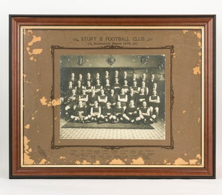 Item #122127 A vintage photograph of 'Sturt B Football Club. Runners-Up, Season 1919'. 1919 Sturt...