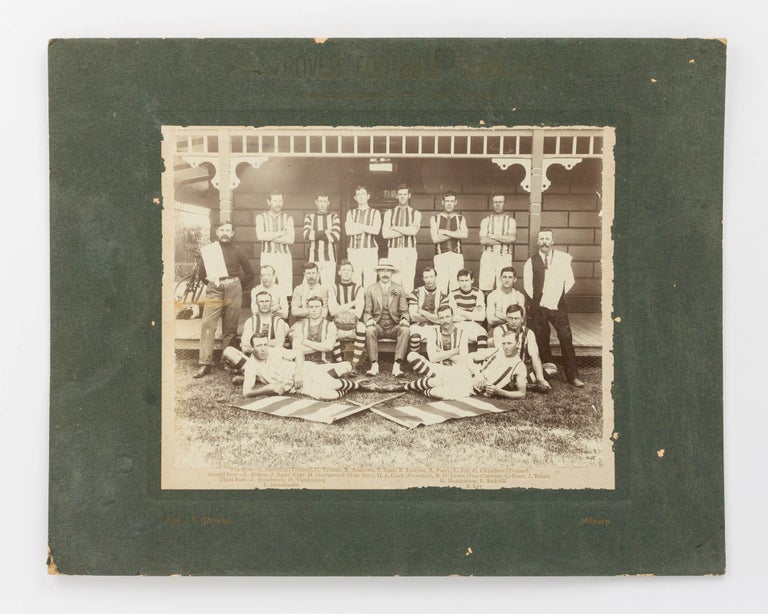 Item #122351 A vintage photograph of the Rover Football Team, '1910 Premiers'. 1910 Rover Football Team.