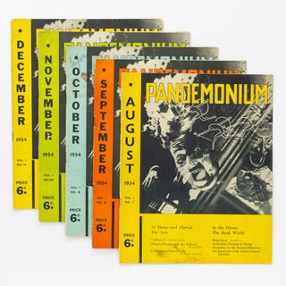 Pandemonium. A Critical Australian Monthly. Volume 1, Number 7, August 1934 to Volume 1, Number 11, December 1934