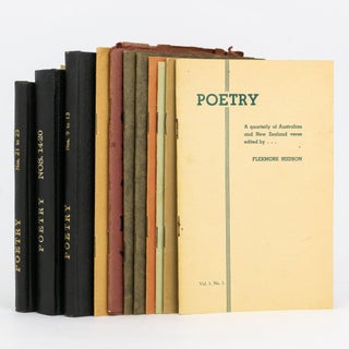 Item #122441 Poetry. A Quarterly of Australian and New Zealand Verse [Numbers 1-25, the complete...
