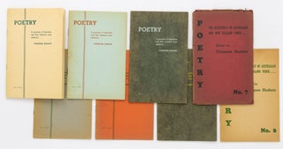 Poetry. A Quarterly of Australian and New Zealand Verse [Numbers 1-25, the complete run]
