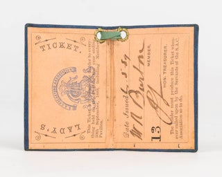An original 'S.A. Cricketing Association Lady's Ticket' for 1888-89