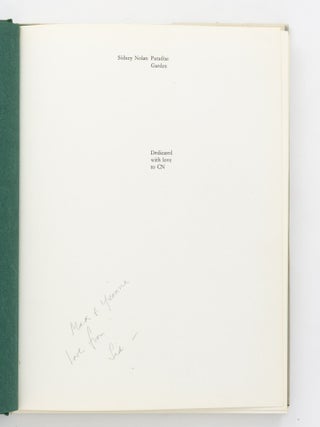 Paradise Garden. Paintings, Drawings and Poems. With Introduction by Robert Melville
