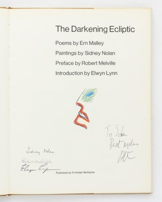 The Darkening Ecliptic. Poems by Ern Malley. Paintings by Sidney Nolan ...