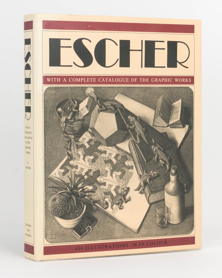 Item #122699 Escher. With a Complete Catalogue of the Graphic Works. Including Essays by M.C. Escher. M. C. ESCHER, J. L. LOCHER.