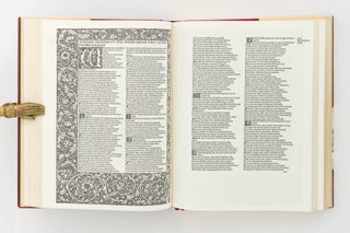 The Works of Geoffrey Chaucer. A Facsimile of the William Morris 'Kelmscott Chaucer' with the Original 87 Illustrations by Edward Burne-Jones, together with an Introduction by Nicolas Barker ... and a Glossary for the Modern Reader