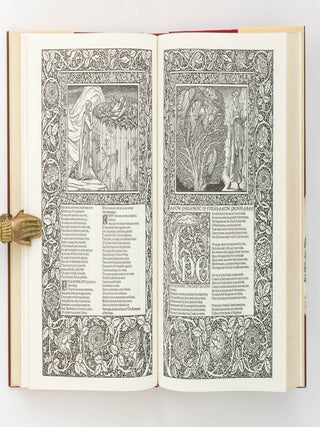 The Works of Geoffrey Chaucer. A Facsimile of the William Morris 'Kelmscott Chaucer' with the Original 87 Illustrations by Edward Burne-Jones, together with an Introduction by Nicolas Barker ... and a Glossary for the Modern Reader