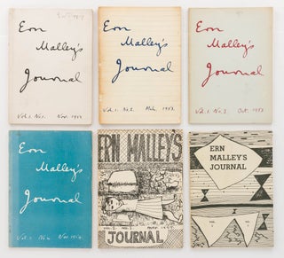 Ern Malley's Journal. Volume 1, Number 1, November 1952 to Volume 2, Number 2, November 1955. [The complete run of six issues, published sporadically, and edited by Max Harris, John Reed and Barrie Reid]