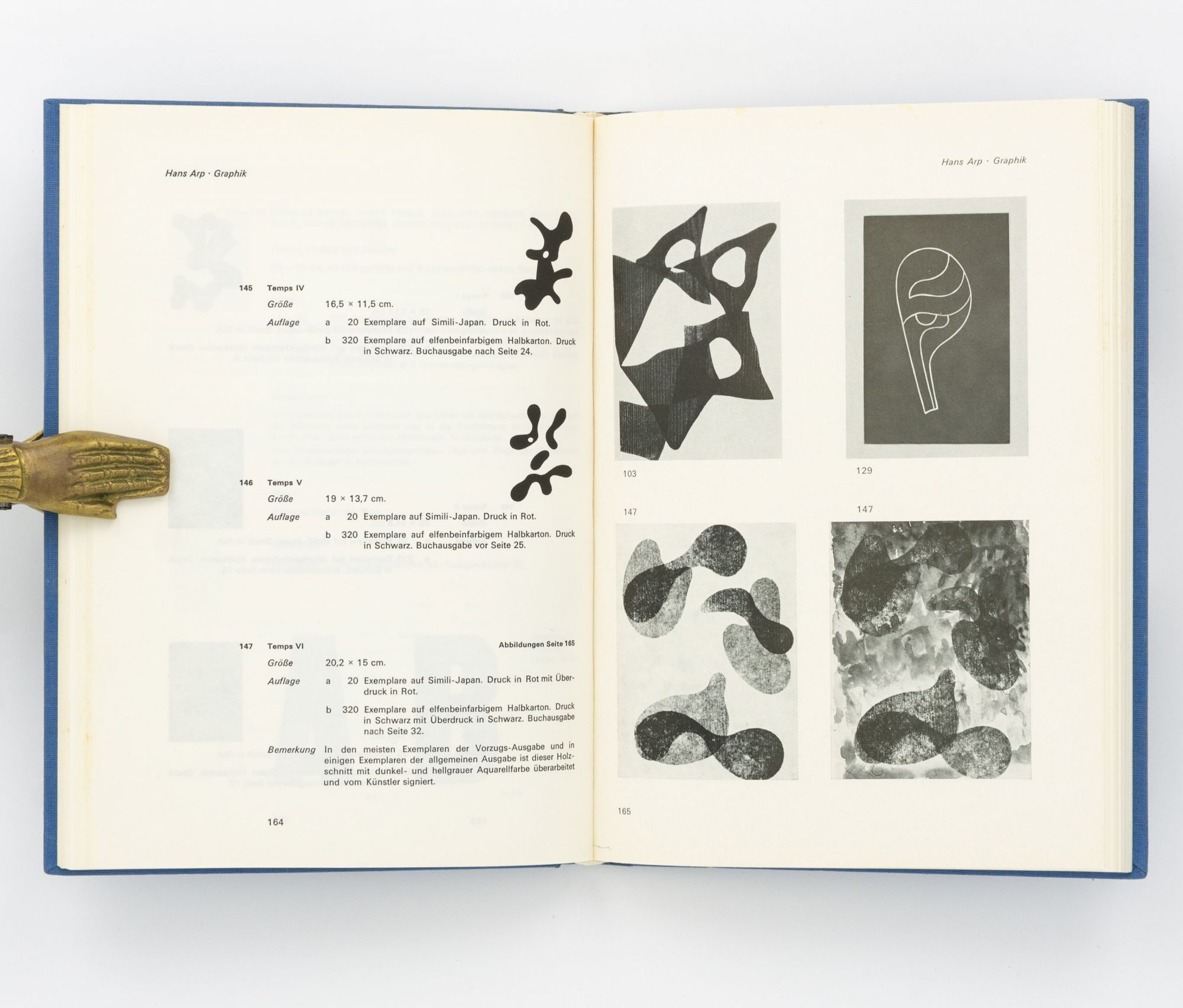 Hans Jean Arp. Das Graphische Werk, 1912-1966. L'oeuvre gravé. The