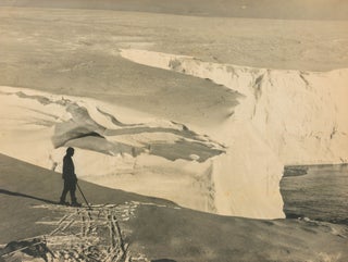 Item #122908 'A Snow Cornice' [with Xavier Mertz]. Australasian Antarctic Expedition, Frank HURLEY