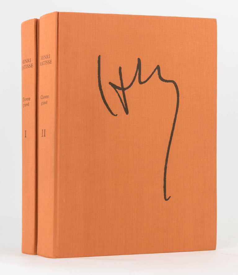 Item #122925 Henri Matisse. Catalogue Raisonné de l'Oeuvre Gravé, établi avec la collaboration de Francoise Garnaud. Henri MATISSE, Marguerite DUTHUIT-MATISSE, Claude DUTHUIT.