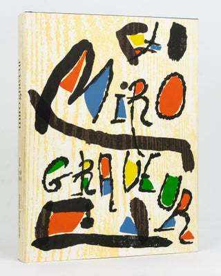 Item #122938 Miró graveur. [Tome] I. 1928-1960. Joan MIRO, Jacques DUPIN
