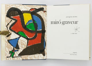 Miró graveur. [Tome] I. 1928-1960