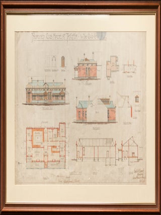 Item #122957 'Proposed Club House at Tanunda - for the Club Committee' [an original large...