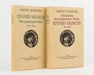 Item #122987 Verzeichnis des graphischen Werks Edvard Munchs bis 1906. [Together with] Edvard...
