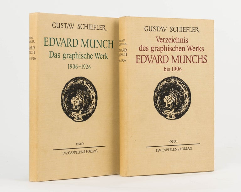 Item #122987 Verzeichnis des graphischen Werks Edvard Munchs bis 1906. [Together with] Edvard Munch. Das graphischen Werks, 1906-1926. Edvard MUNCH, Gustav SCHIEFLER.