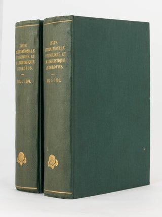 Item #123078 Anthropos. Revue Internationale d'Ethnologie et de Linguistique... International...