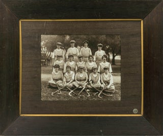 Item #123086 A vintage group portrait photograph of a South Australian women's hockey team....