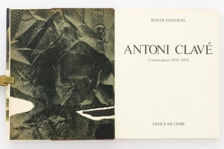 Antoni Clavé. L'oeuvre gravé, 1939-1976