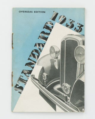 Item #123110 Standard 1933. Overseas Edition [cover title]. Standard Motor Company