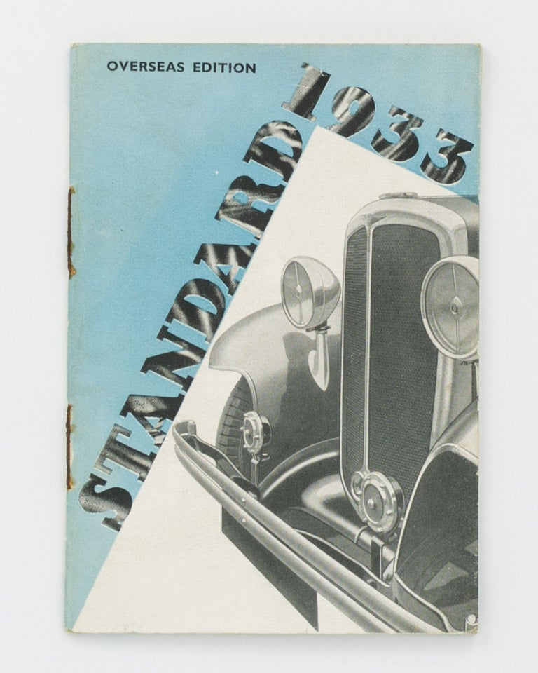 Item #123110 Standard 1933. Overseas Edition [cover title]. Standard Motor Company.