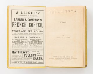 Philiberta. A Novel [An Australian Story (cover sub-title)]
