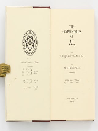 The Commentaries of AL. Being The Equinox, Volume 5, Number 1