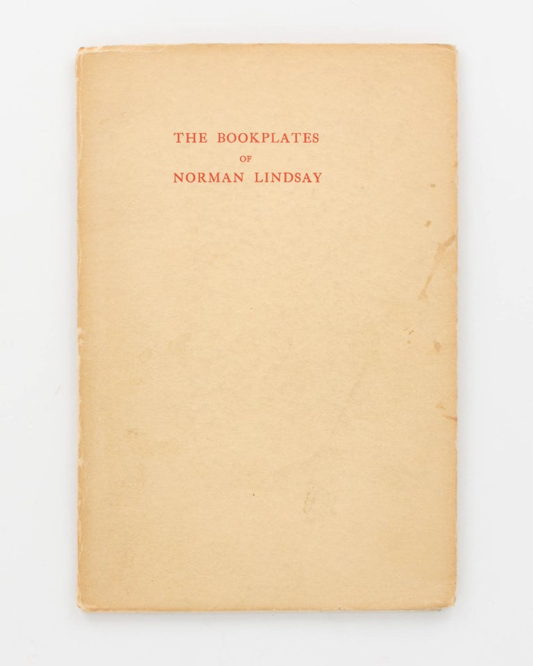 Item #123268 The Bookplates of Norman Lindsay. Norman LINDSAY, F. C. V. LANE.