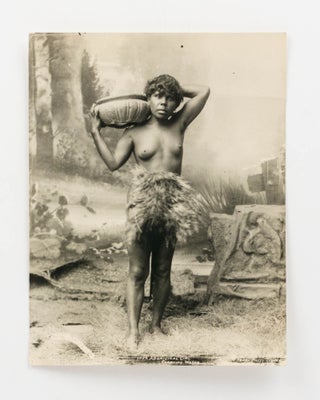 Item #123316 'Aboriginal Girl Carrying Water' [a studio tableau portrait photograph of an...