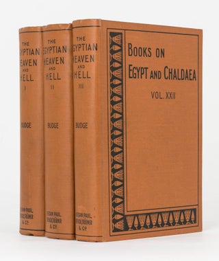 Item #123393 The Egyptian Heaven and Hell. Volume 1: The Book Am-Tuat. Volume 2: The Short Form...