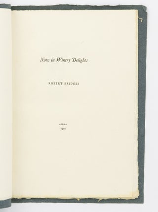 Now in Wintry Delights