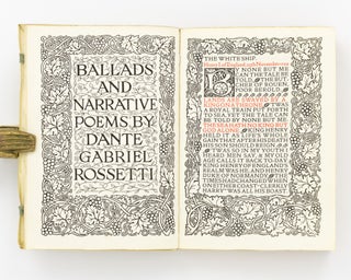 Item #123986 Ballads and Narrative Poems. Kelmscott Press, Dante Gabriel ROSSETTI