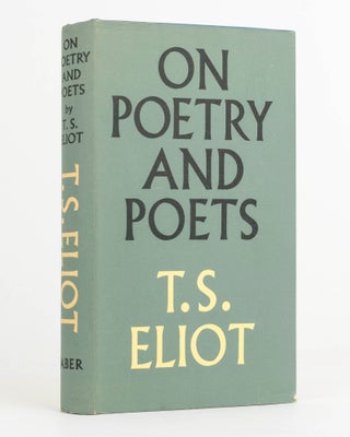 Item #124085 On Poetry and Poets. T. S. ELIOT