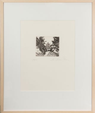 The complete suite of twelve posthumously printed etchings: 'The Balcony', 'Basket Willows', 'The Bathers', 'The Collector', 'The Dancer', 'Milsons Point', 'Rendezvous', 'The Scarf Dance', 'The Sonnet', 'The South Wind', 'La Surprise', and 'The Three Pines'