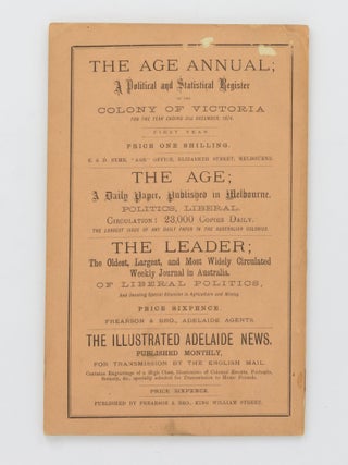 Agriculture in South Australia. By the Special Reporter of 'The Leader'