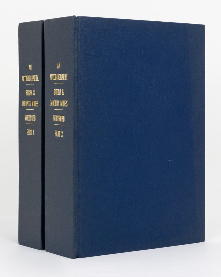 Item #124290 An Autobiography [a photocopied unpublished duplicate typescript]. Hon. Stanley R. WHITFORD.