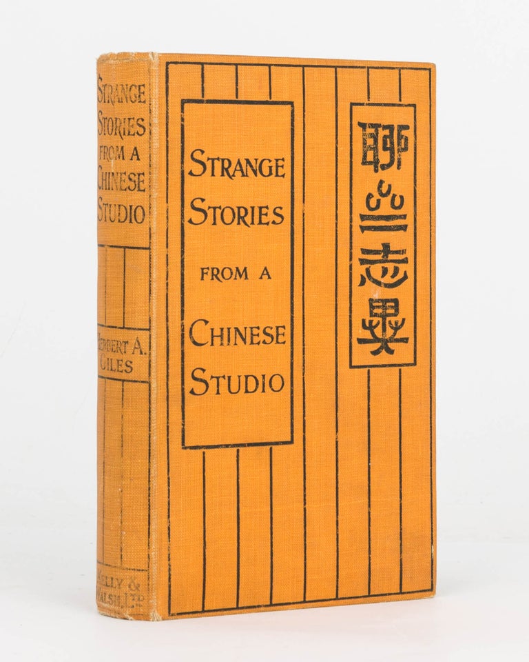 Item #124291 Strange Stories from a Chinese Studio. Translated and annotated by. Herbert A. GILES.