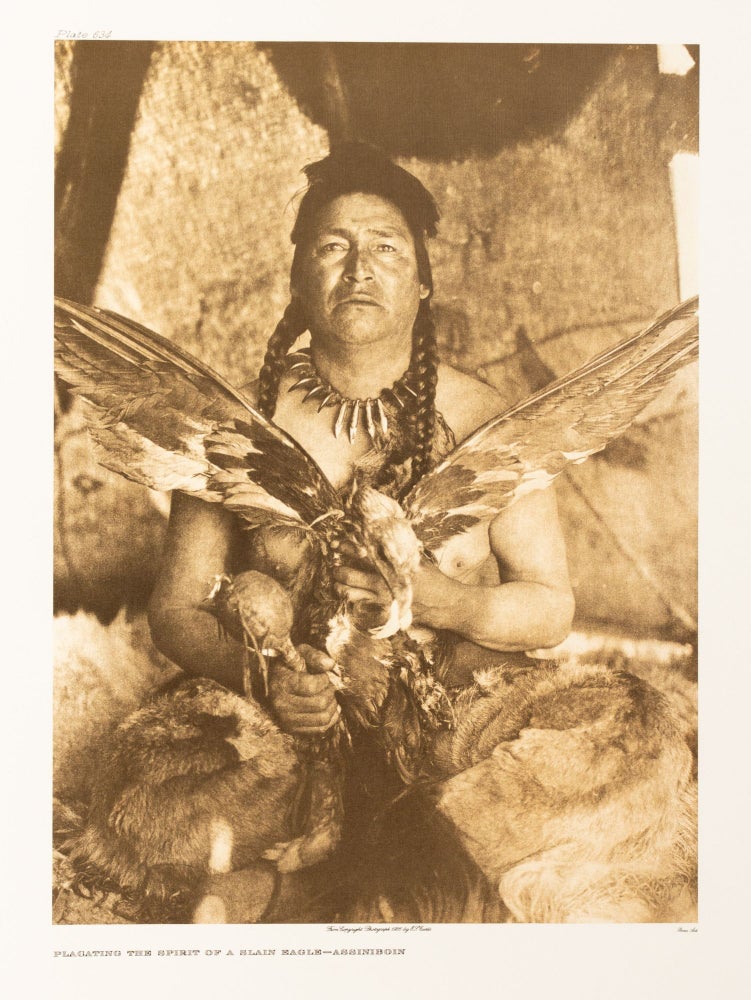 Item #124319 A selection of 12 photolithographic reproductions of some of his famous images from his classic multi-volume work, 'The North American Indian'. Edward S. CURTIS.