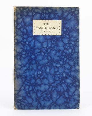 Item #124364 The Waste Land. T. S. ELIOT