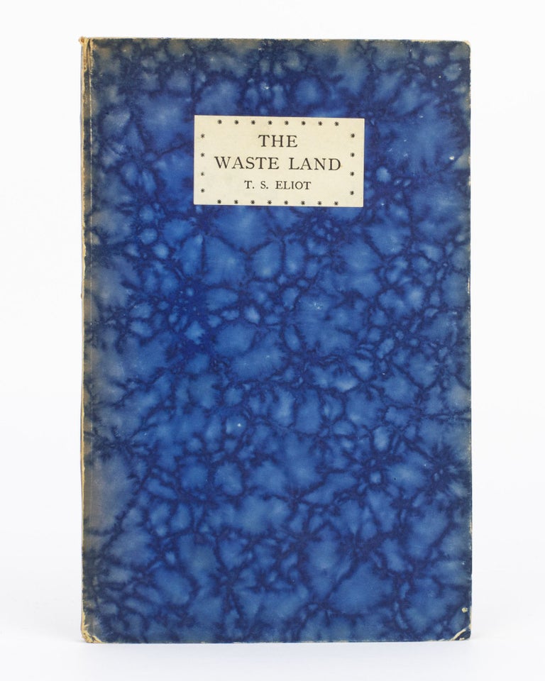 Item #124364 The Waste Land. T. S. ELIOT.