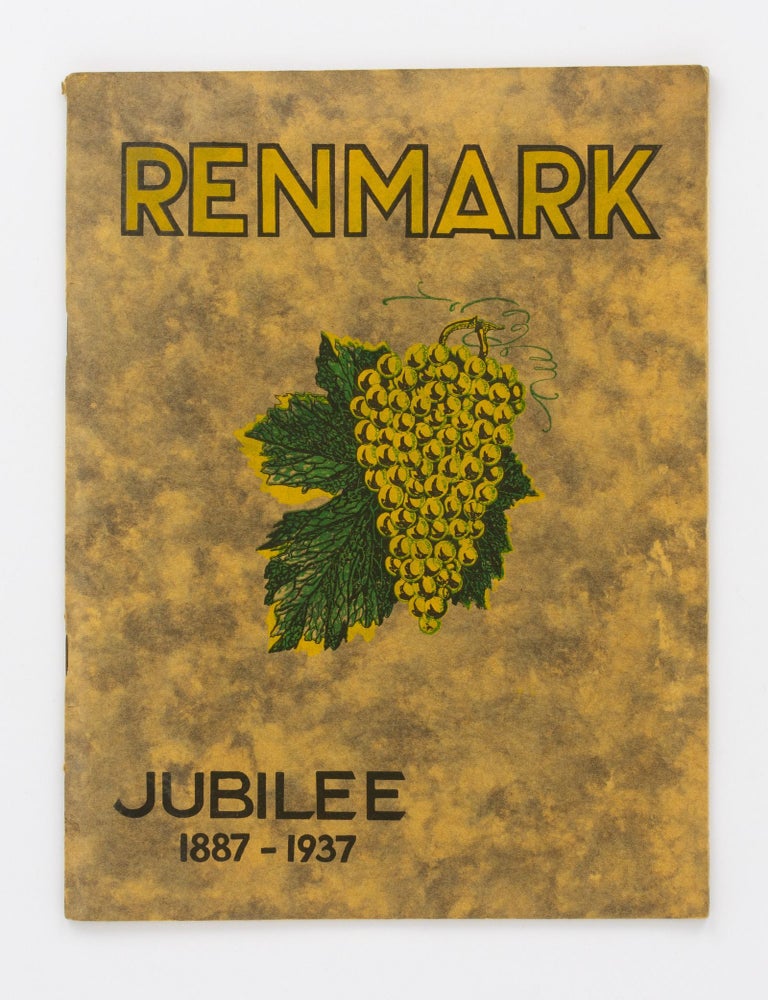 Item #124445 Renmark Jubilee, 1887-1937 [cover title]. Renmark, H. C DRIDAN.