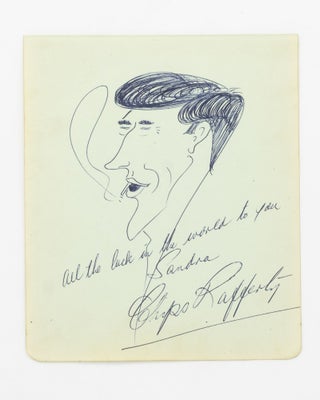 Item #124450 A self-portrait caricature of the Australian actor Chips Rafferty, the pseudonym of...