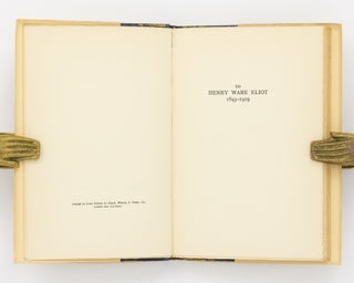 Poems, 1909-1925